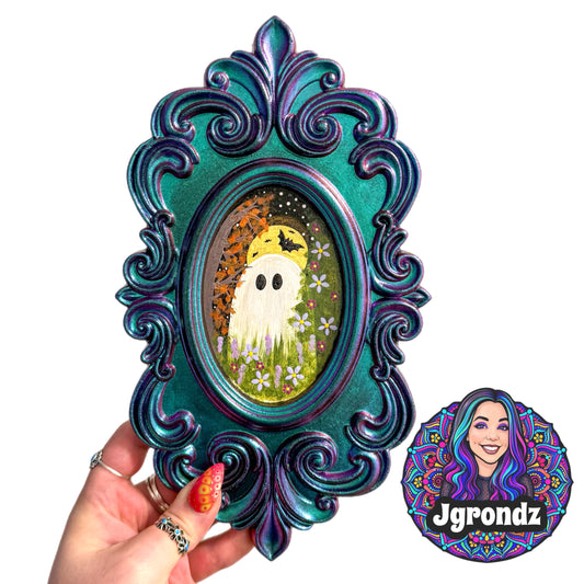 Ghost Picture Frame Painting