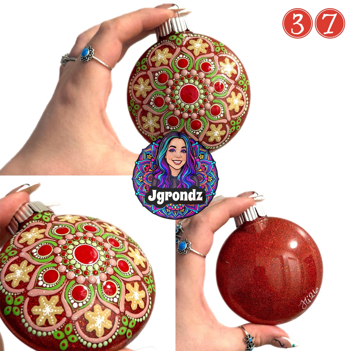 3” Cookie Mandala Ornament