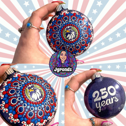 3” 250th Anniversary Mandala Ornament