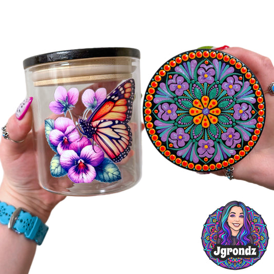 Mandala Stash Jar