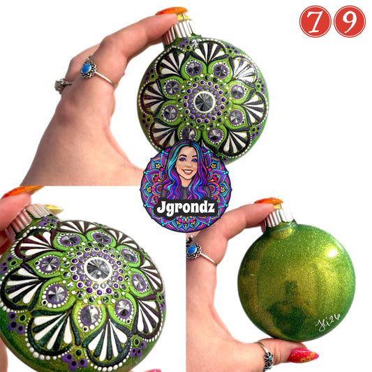 3” Halloween Mandala Ornament