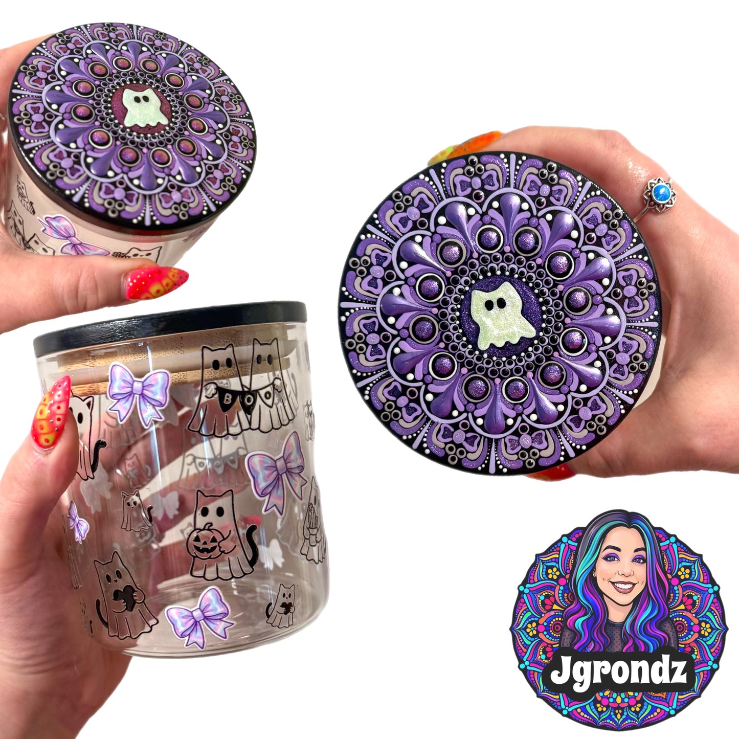 Mandala Stash Jar