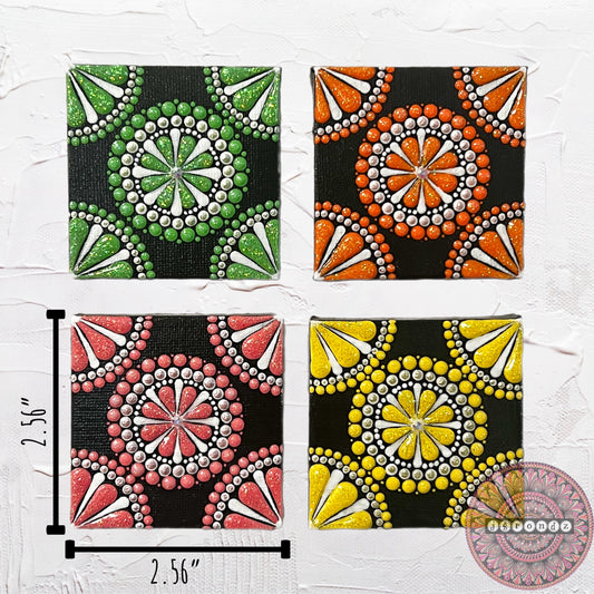 Mini Mandala Citrus Quad Bundle