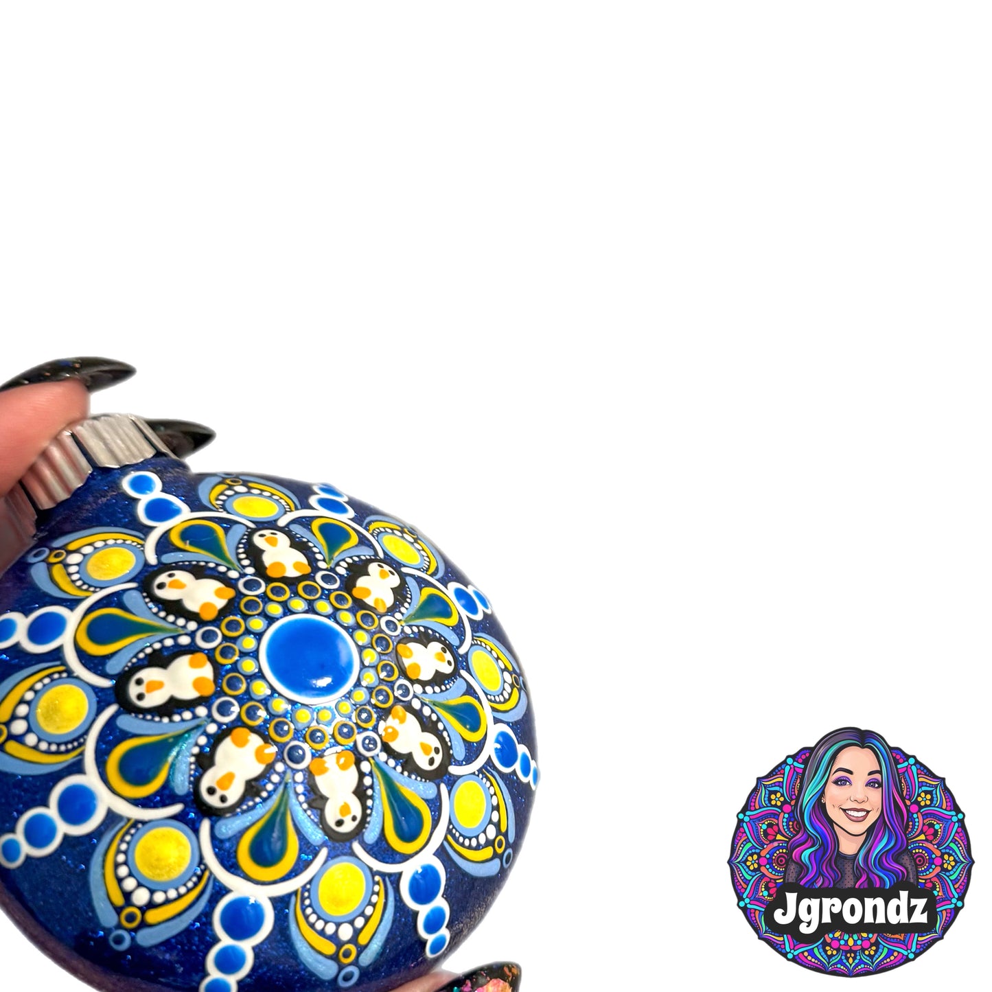 3” Penguin Mandala Ornament