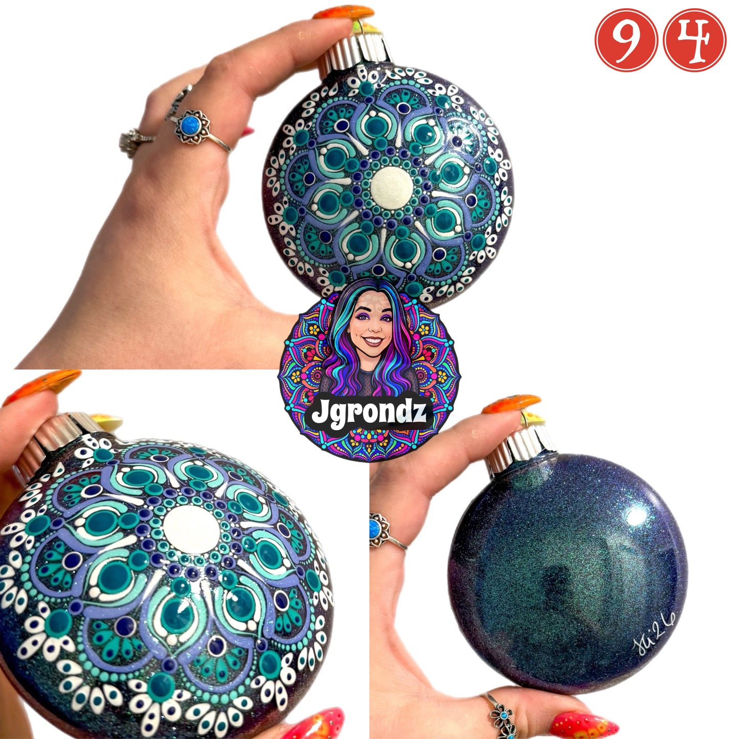 3” Mandala Ornament