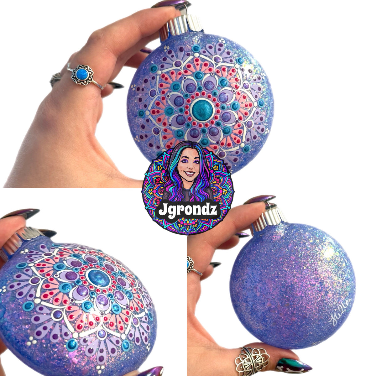 3” Mandala Ornament