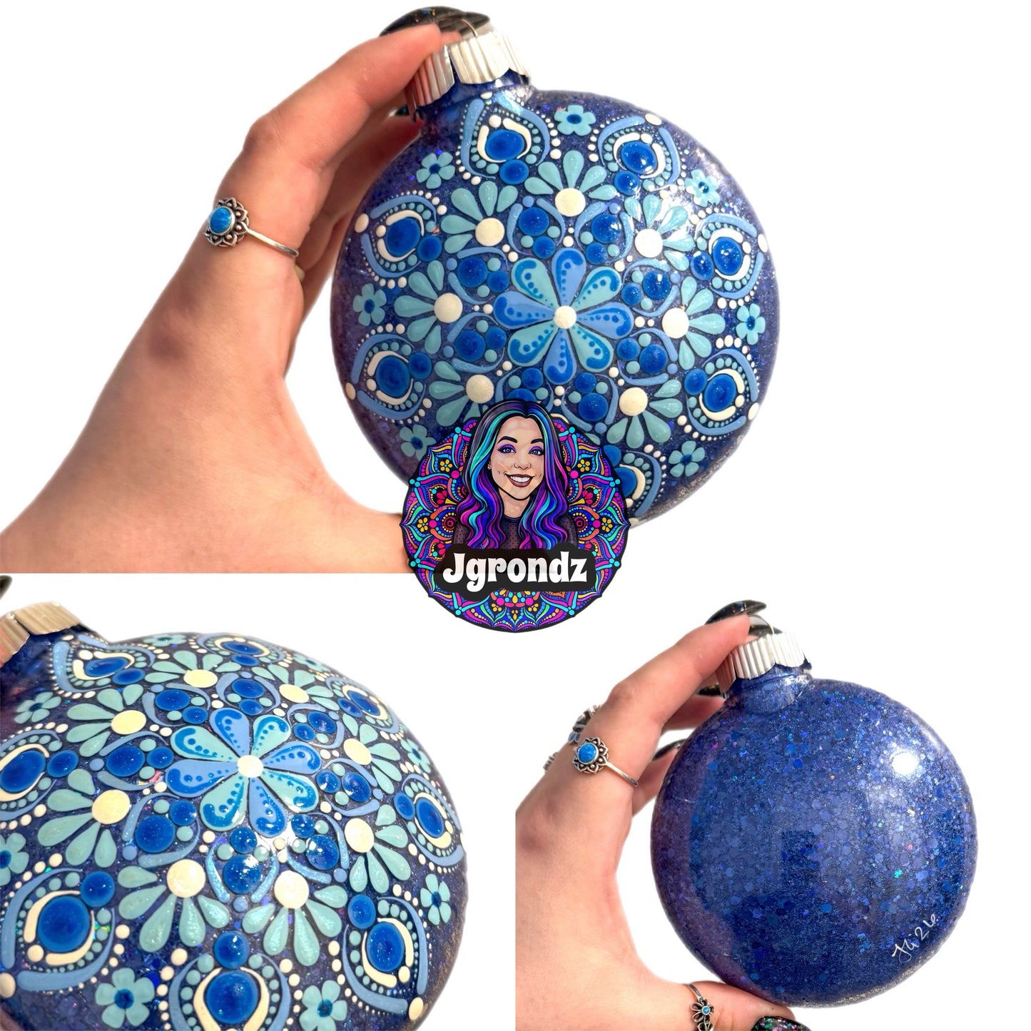 4” Mandala Ornament