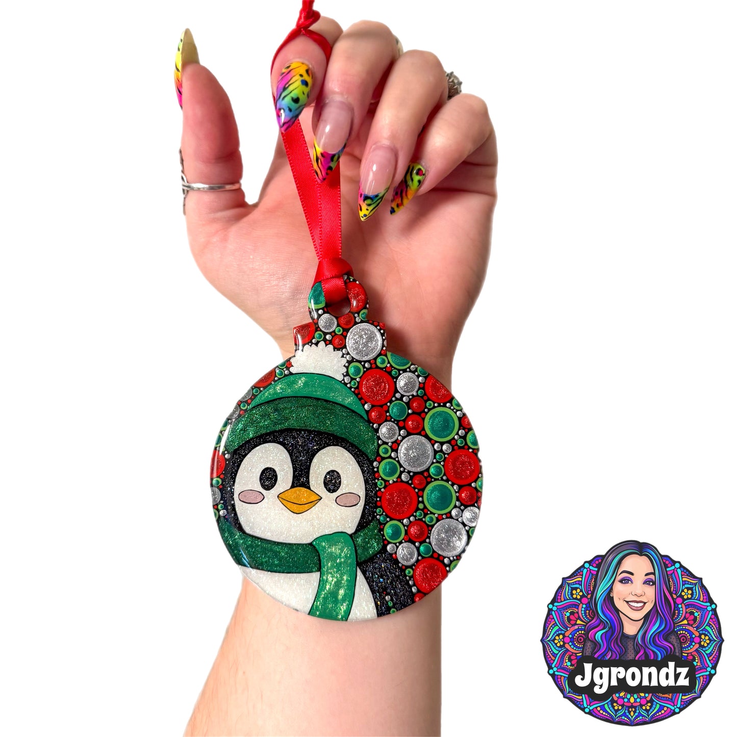 Penguin 4” Wood Ornament