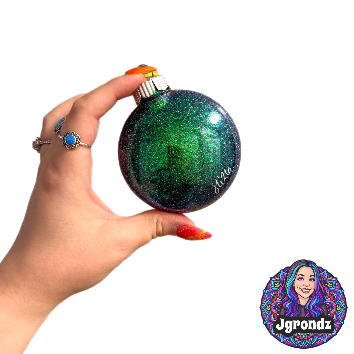 3” Melting Snowman Mandala Ornament