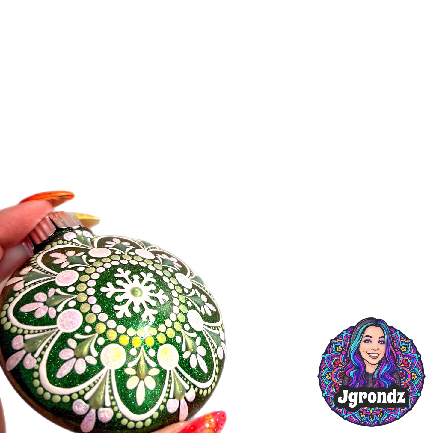 3” Snowflake Mandala Ornament