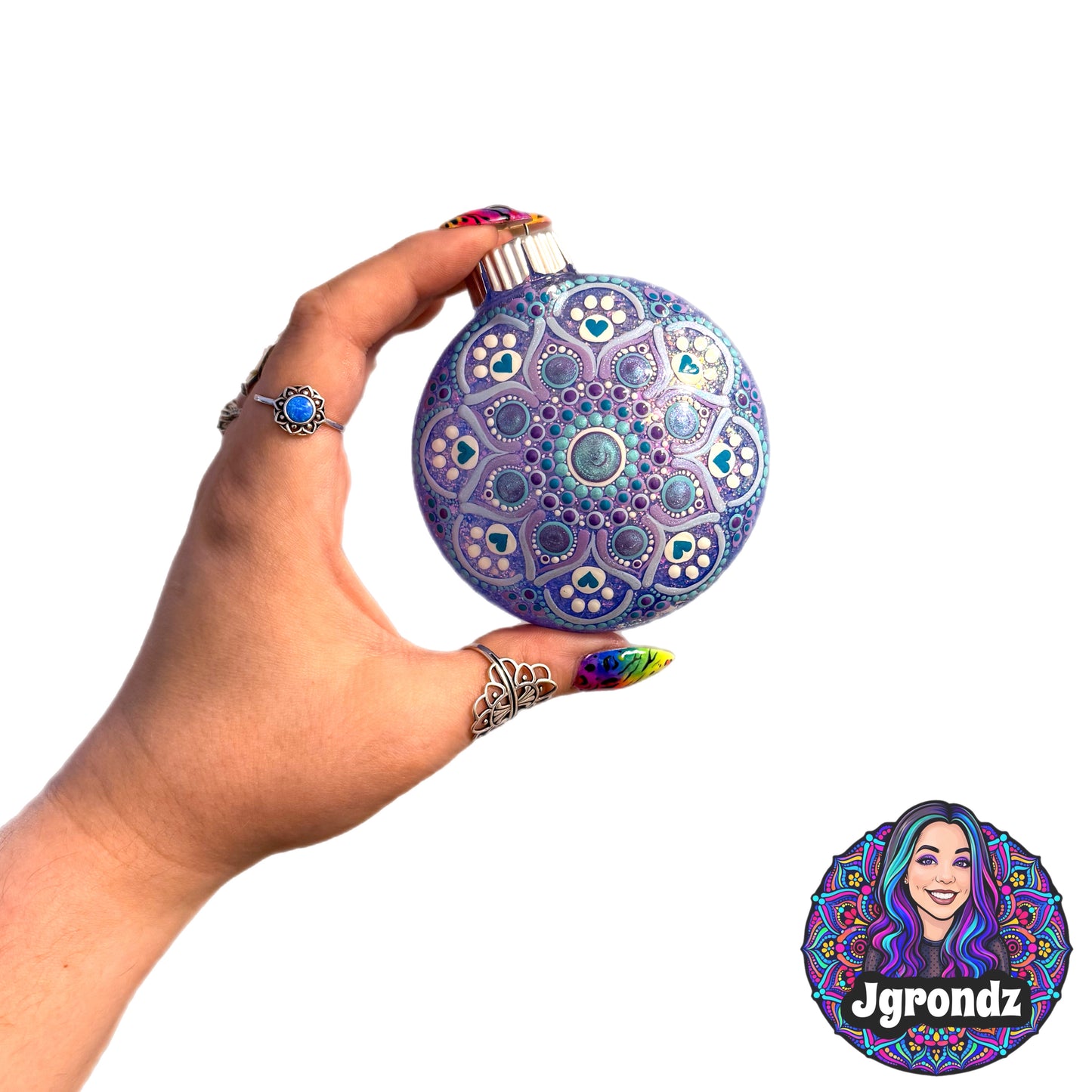 3” Paw Mandala Ornament