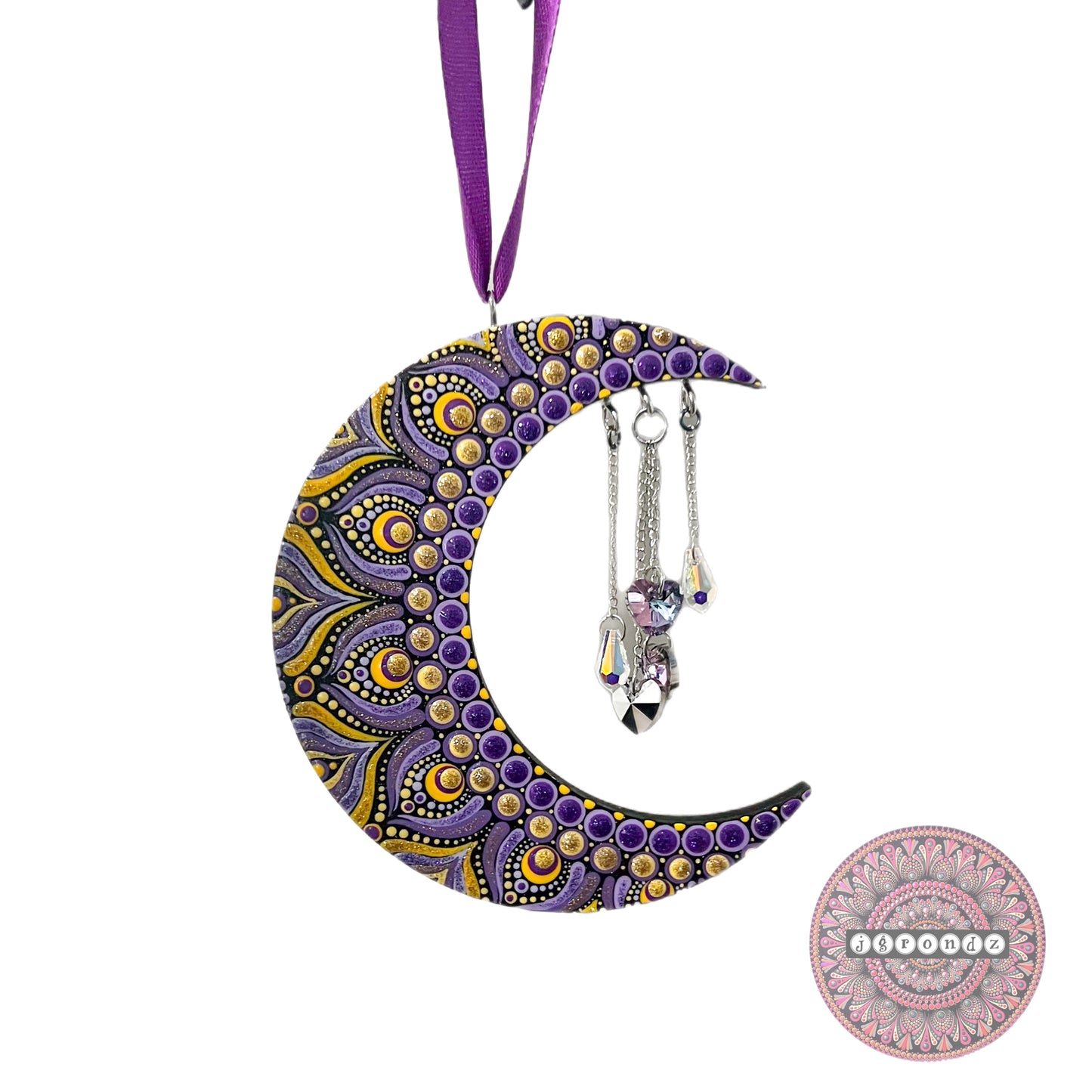 Mandala Moon Suncatcher