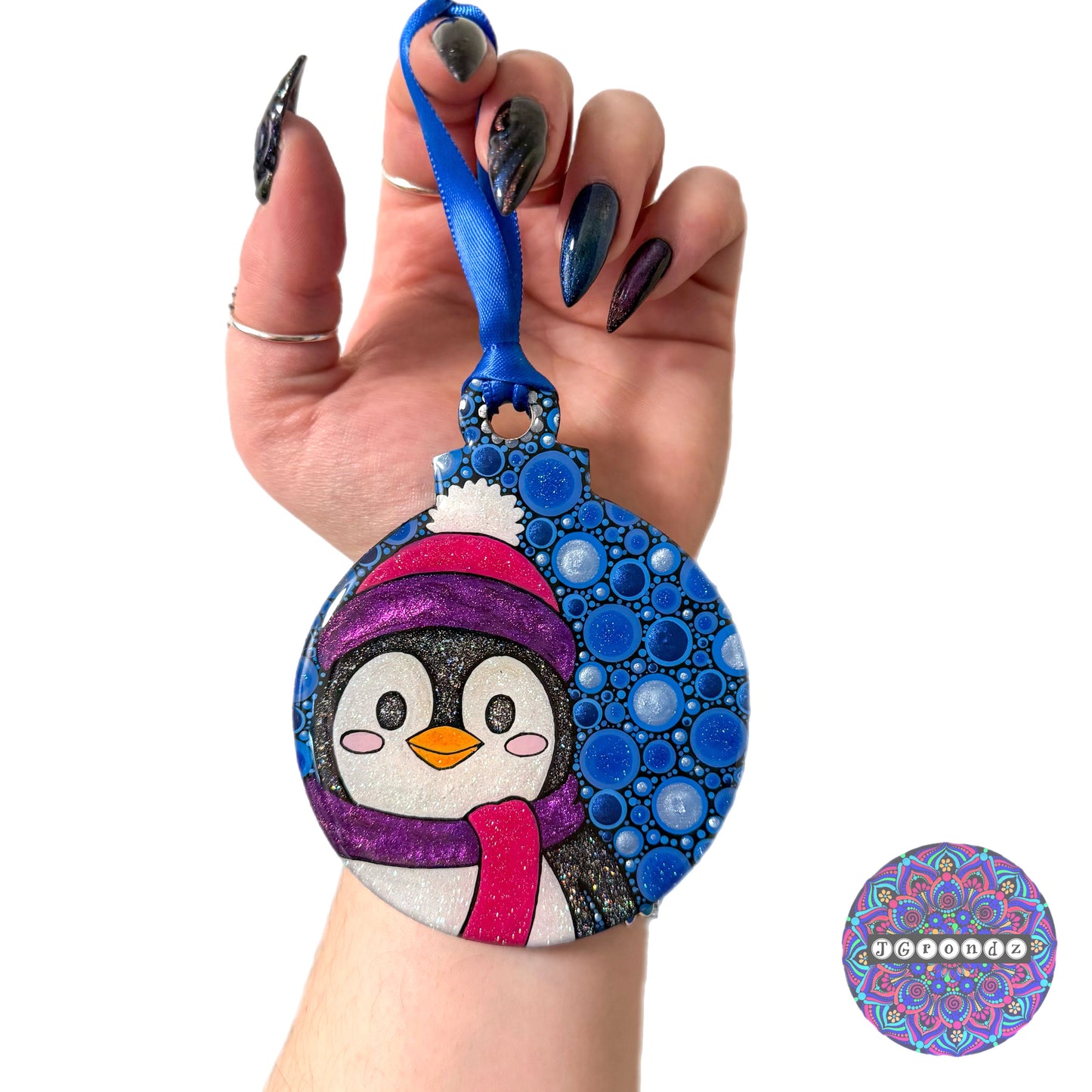 Penguin 4” Wood Ornament