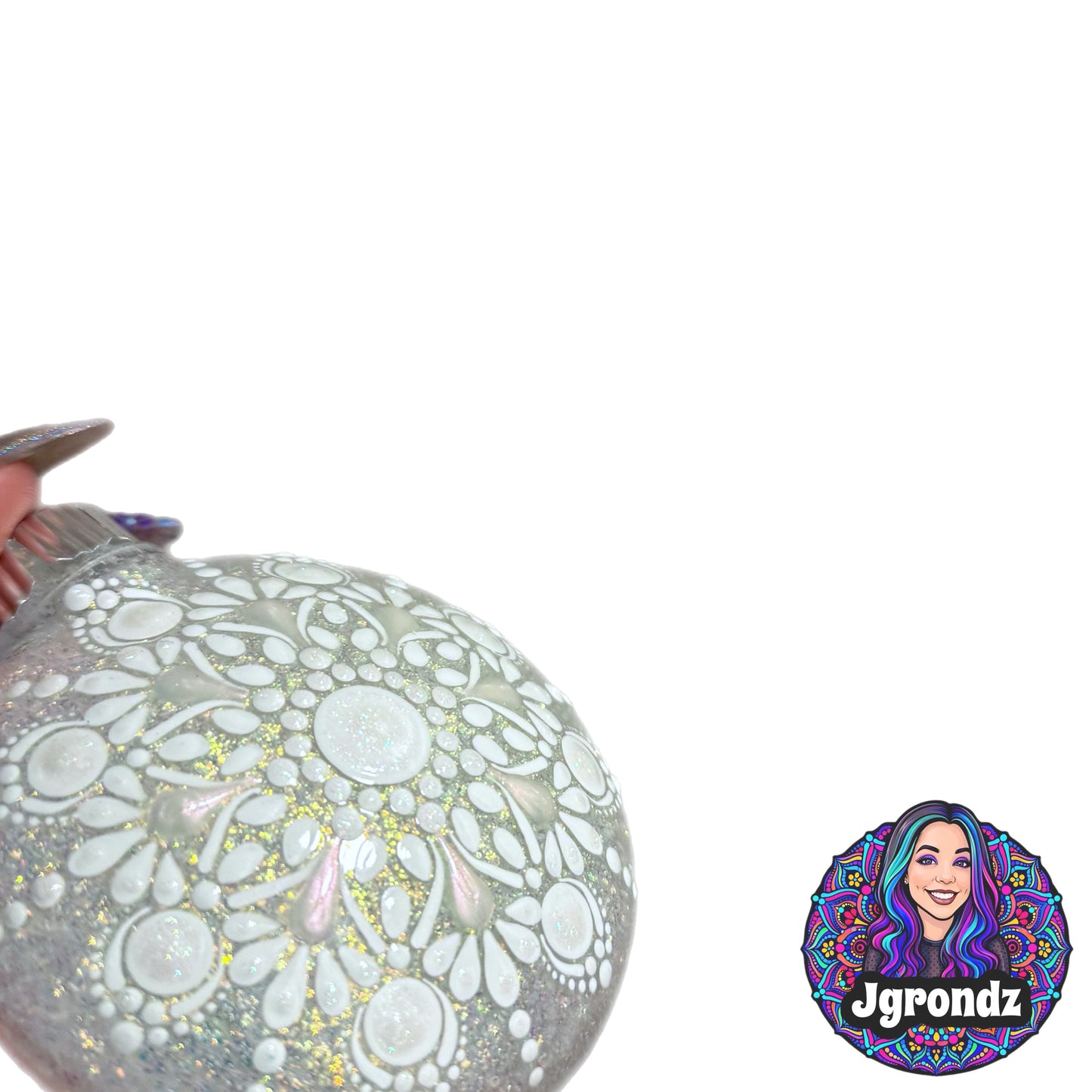 3” Snowflake Mandala Ornament