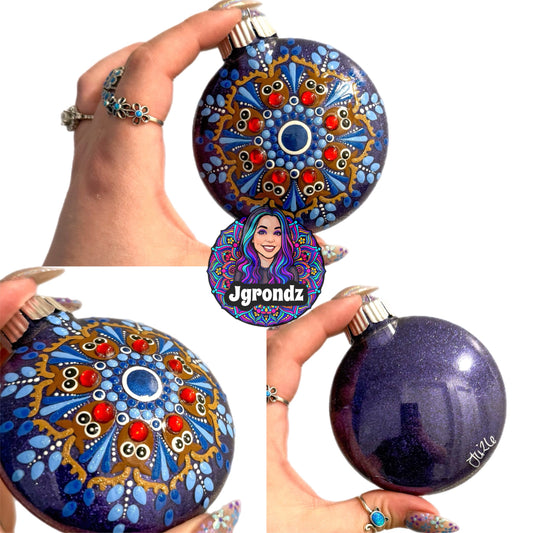 3” Reindeer Mandala Ornament