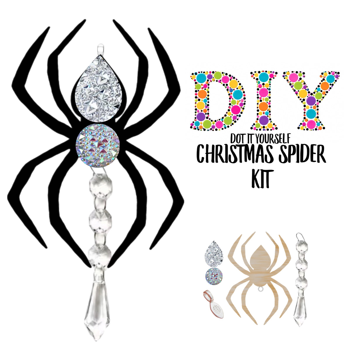 DIY Christmas Spider Kit