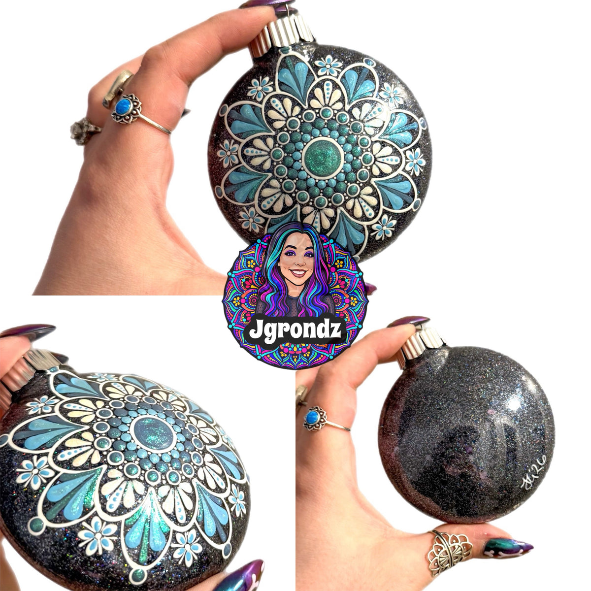 3” Mandala Ornament
