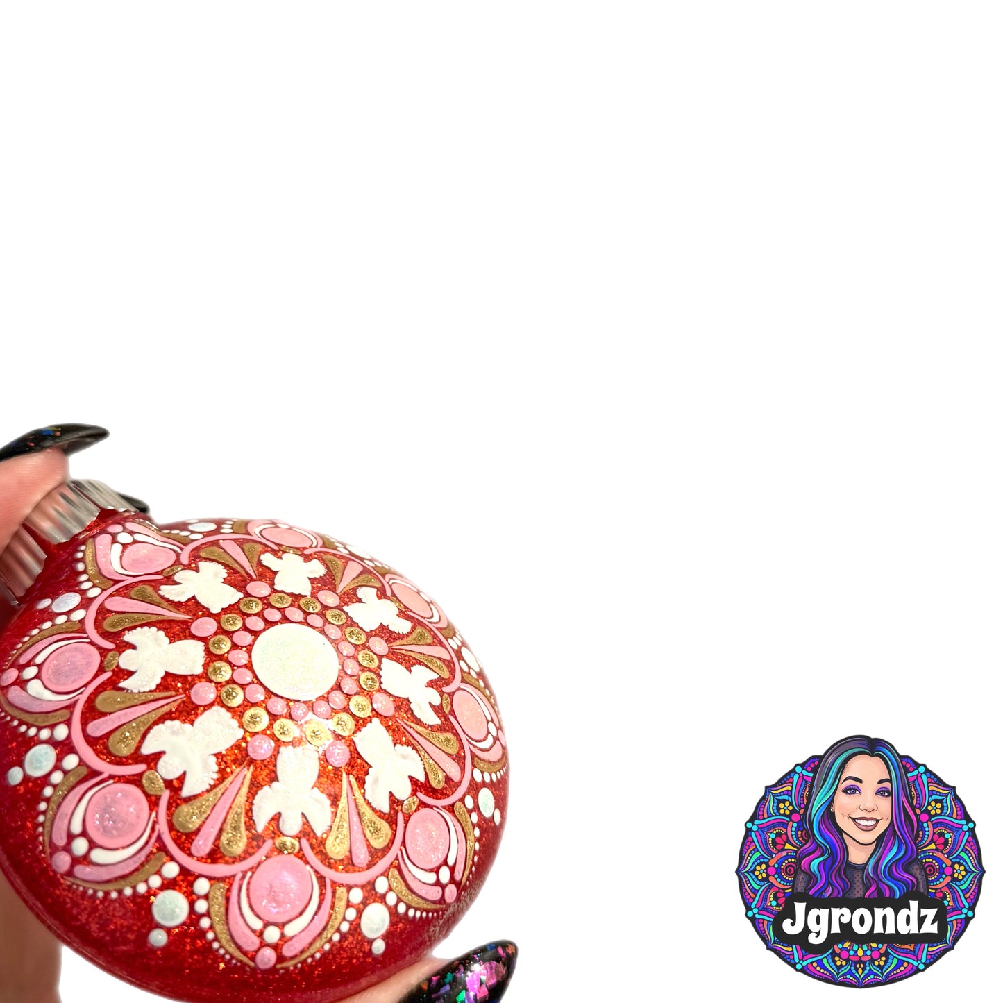 3” Angel Mandala Ornament