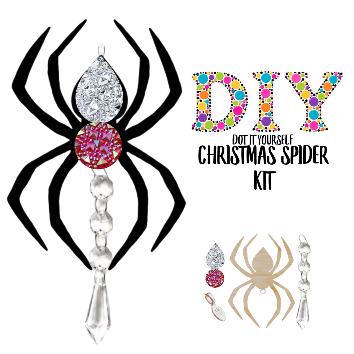 DIY Christmas Spider Kit