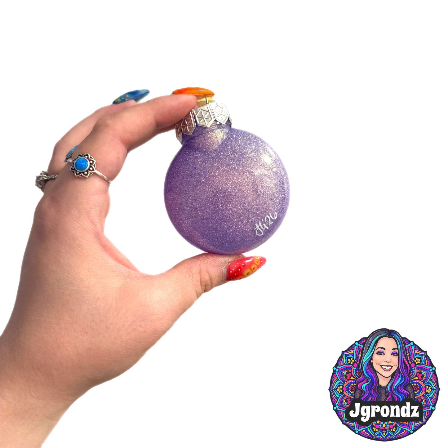 Mini Melting Snowman Mandala Ornament