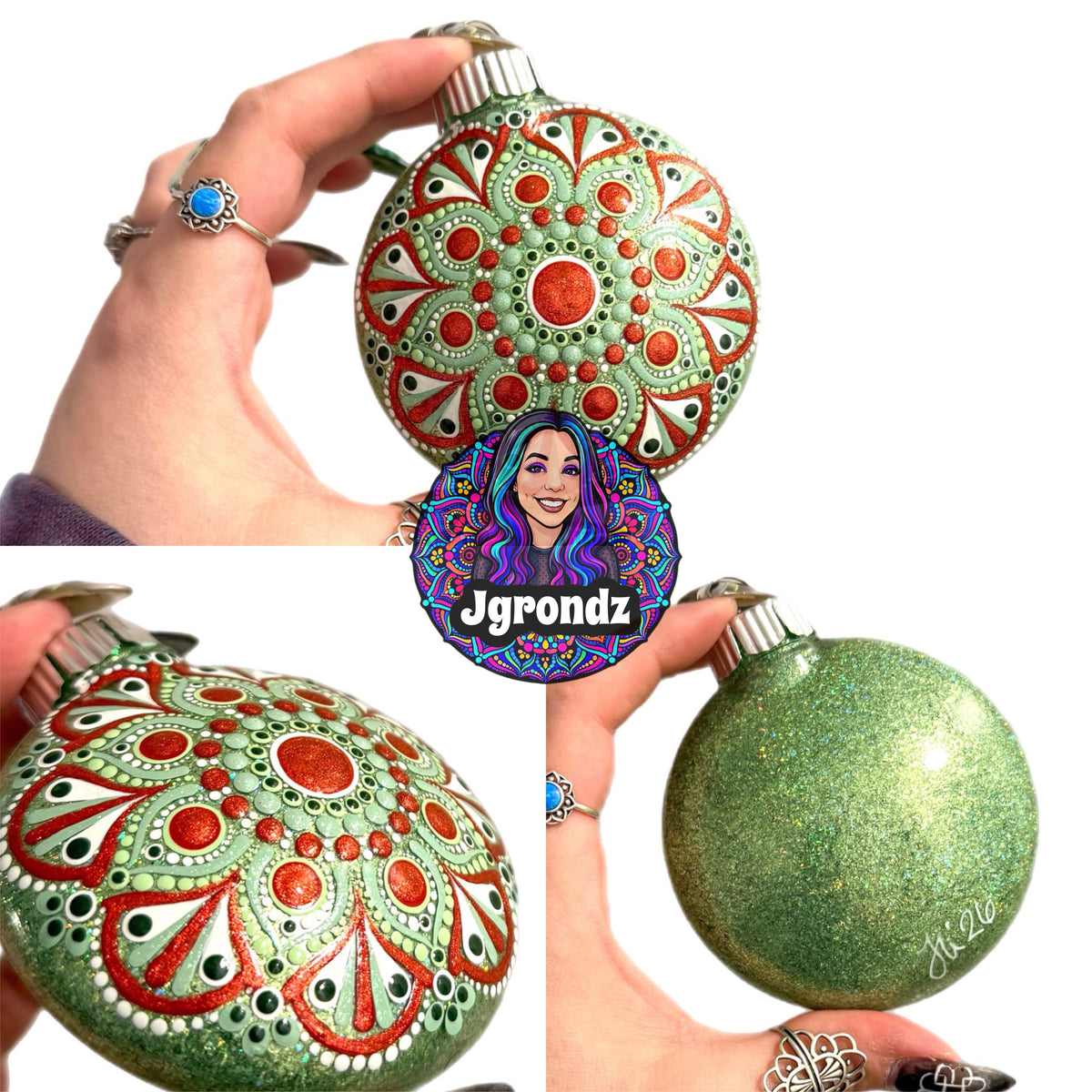 3” Mandala Ornament