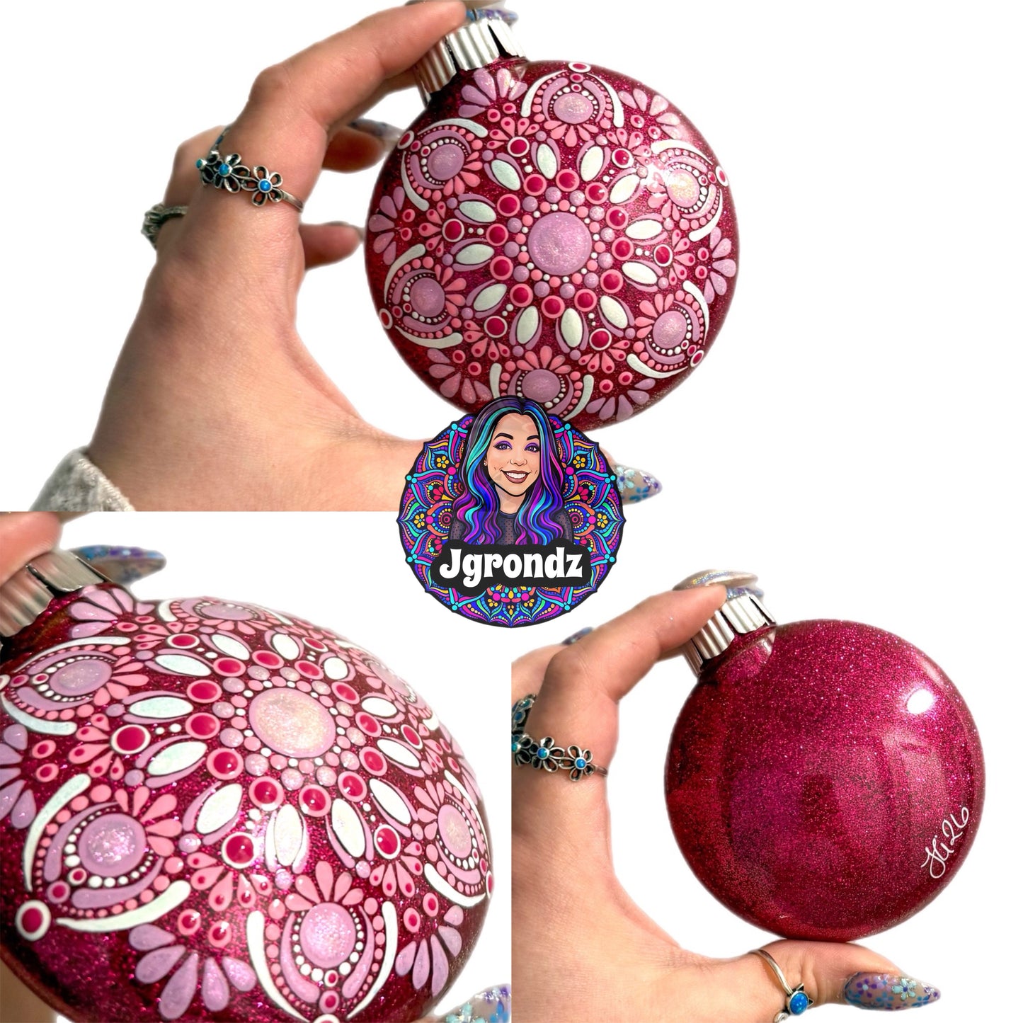 3” Mandala Ornament
