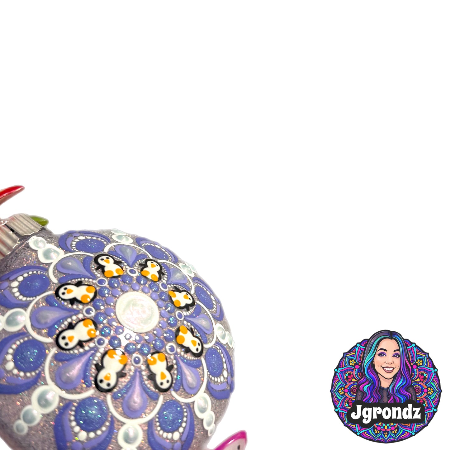 3” Penguin Mandala Ornament