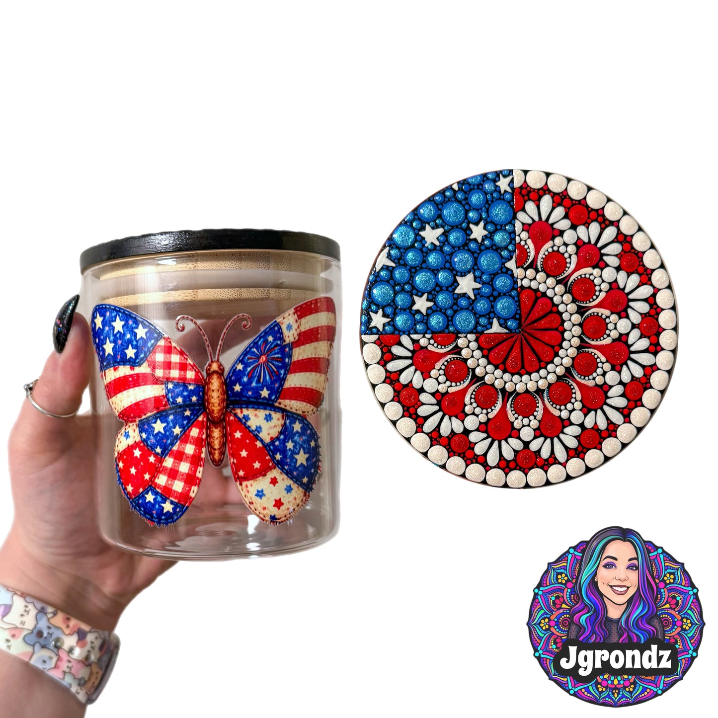 Mandala Stash Jar
