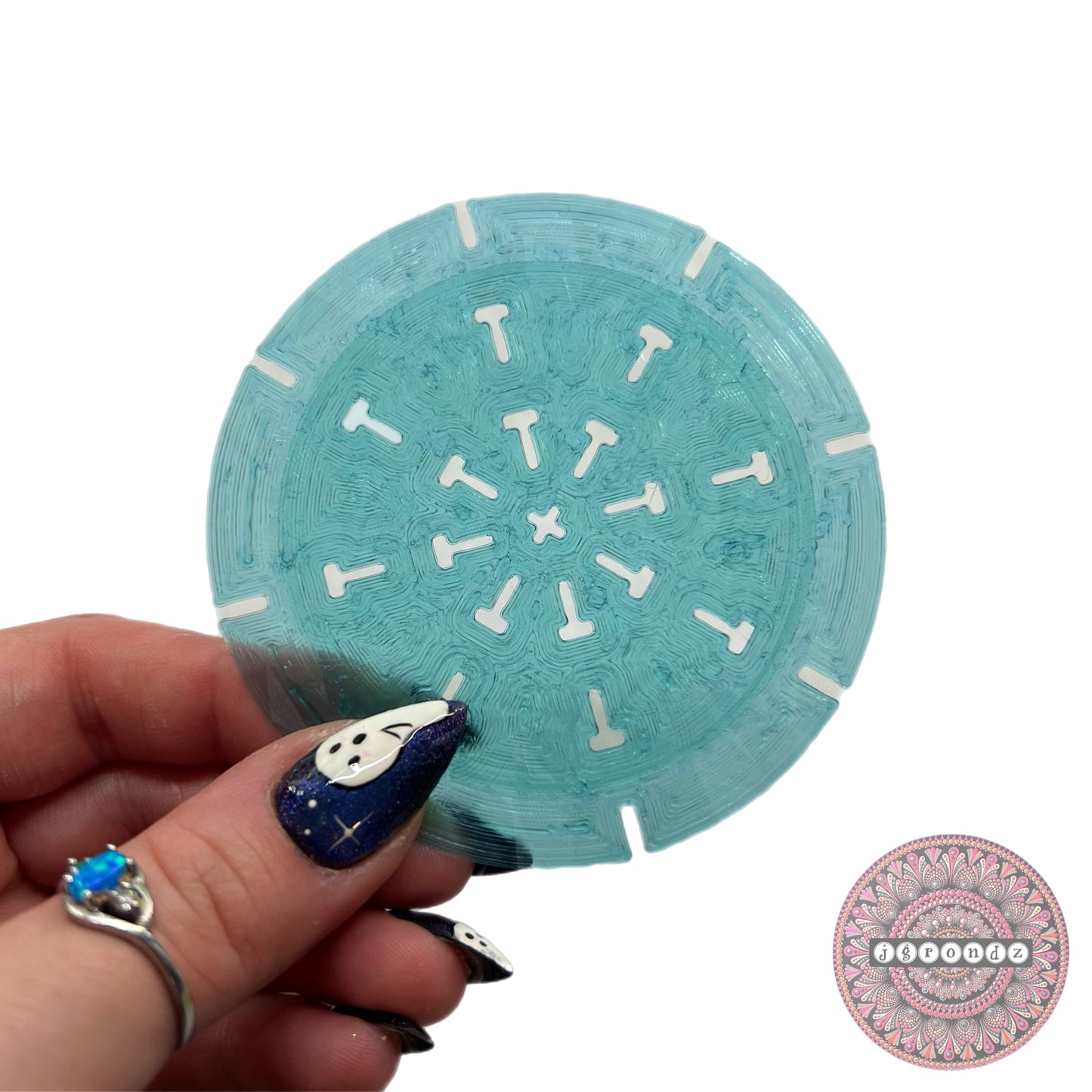 8-grid single flat guideline stencil