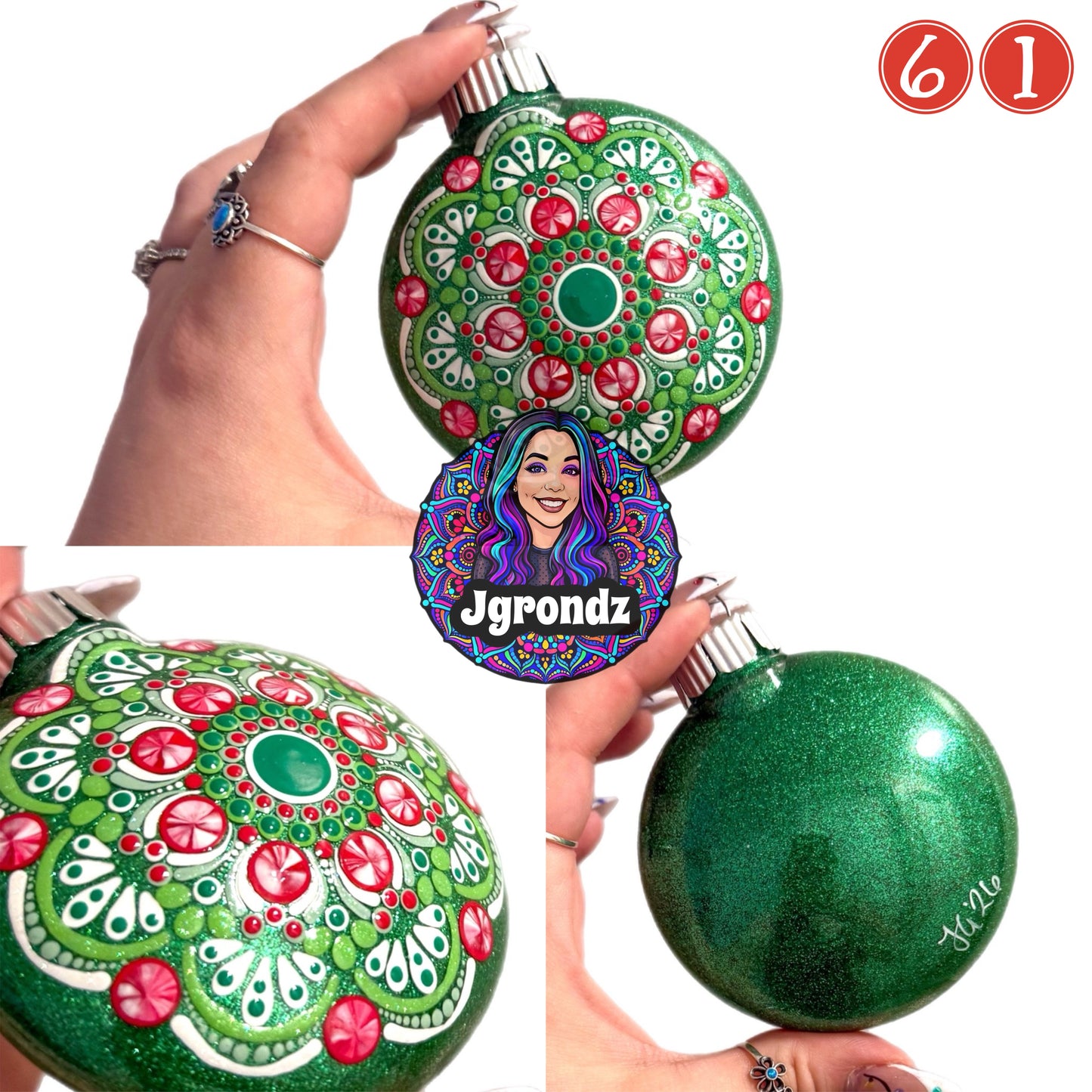 3” Mandala Ornament
