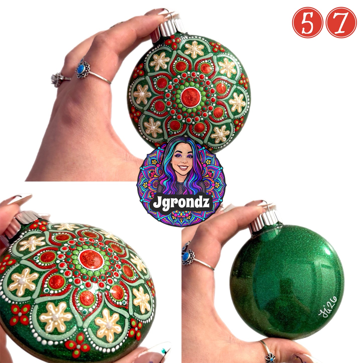 3” Cookie Mandala Ornament