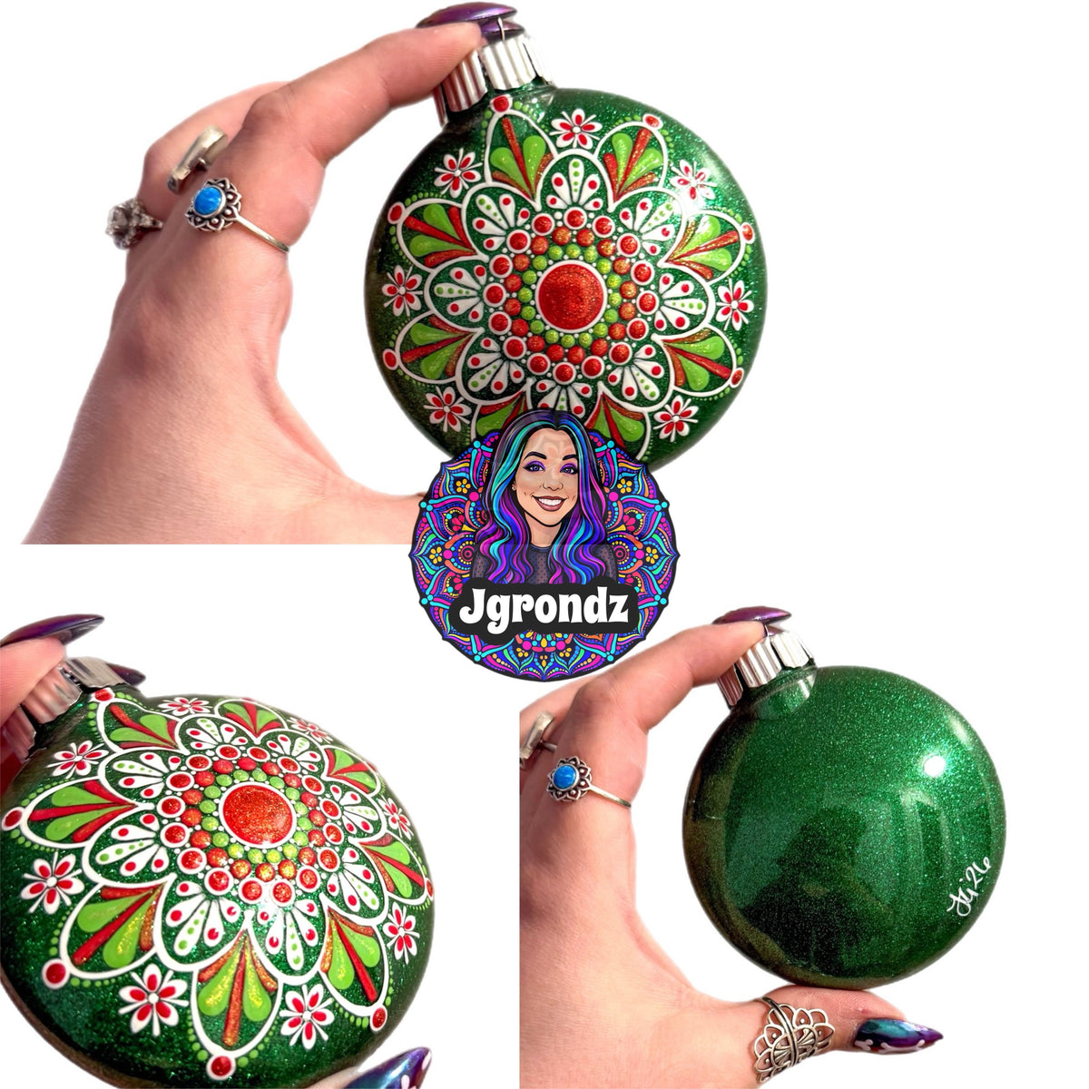 3” Mandala Ornament