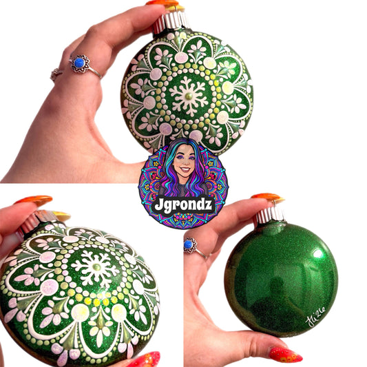 3” Snowflake Mandala Ornament
