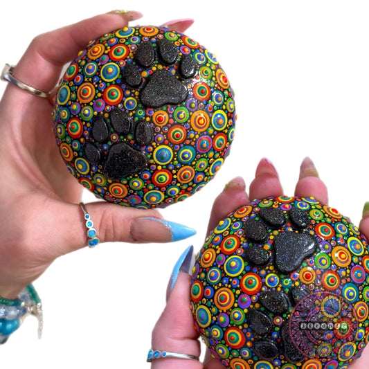 Rainbow Paw Infinity Dot Stone