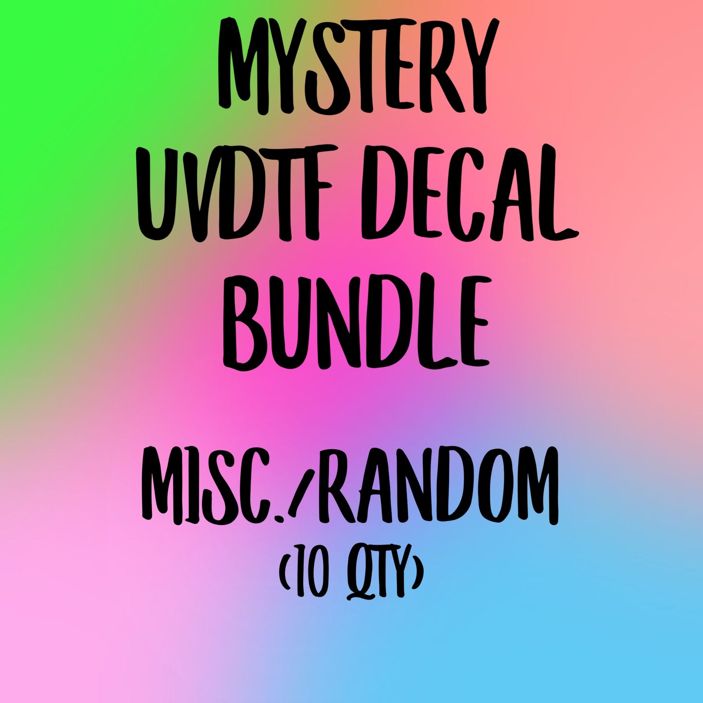 Uvdtf Mystery Pack