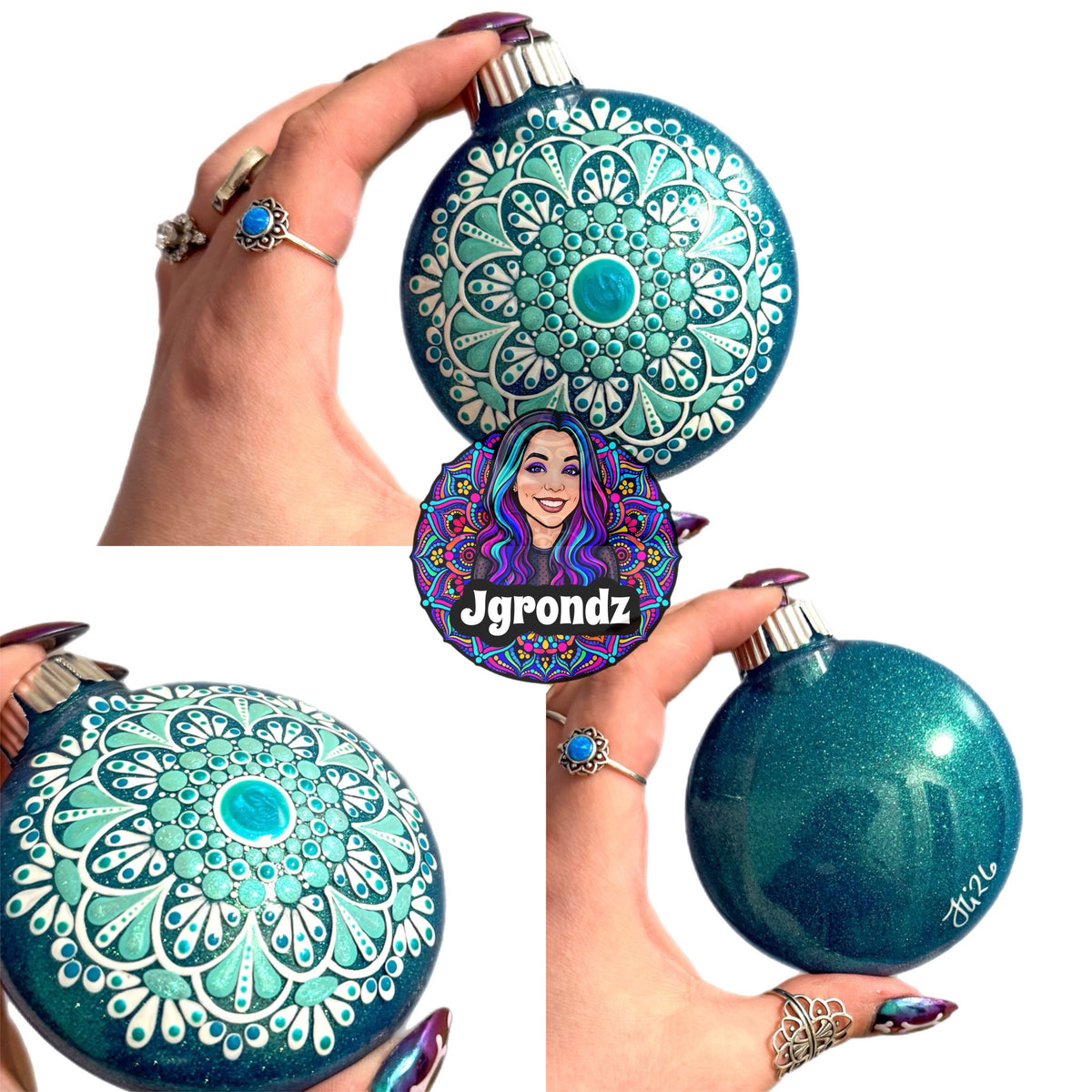 3” Mandala Ornament