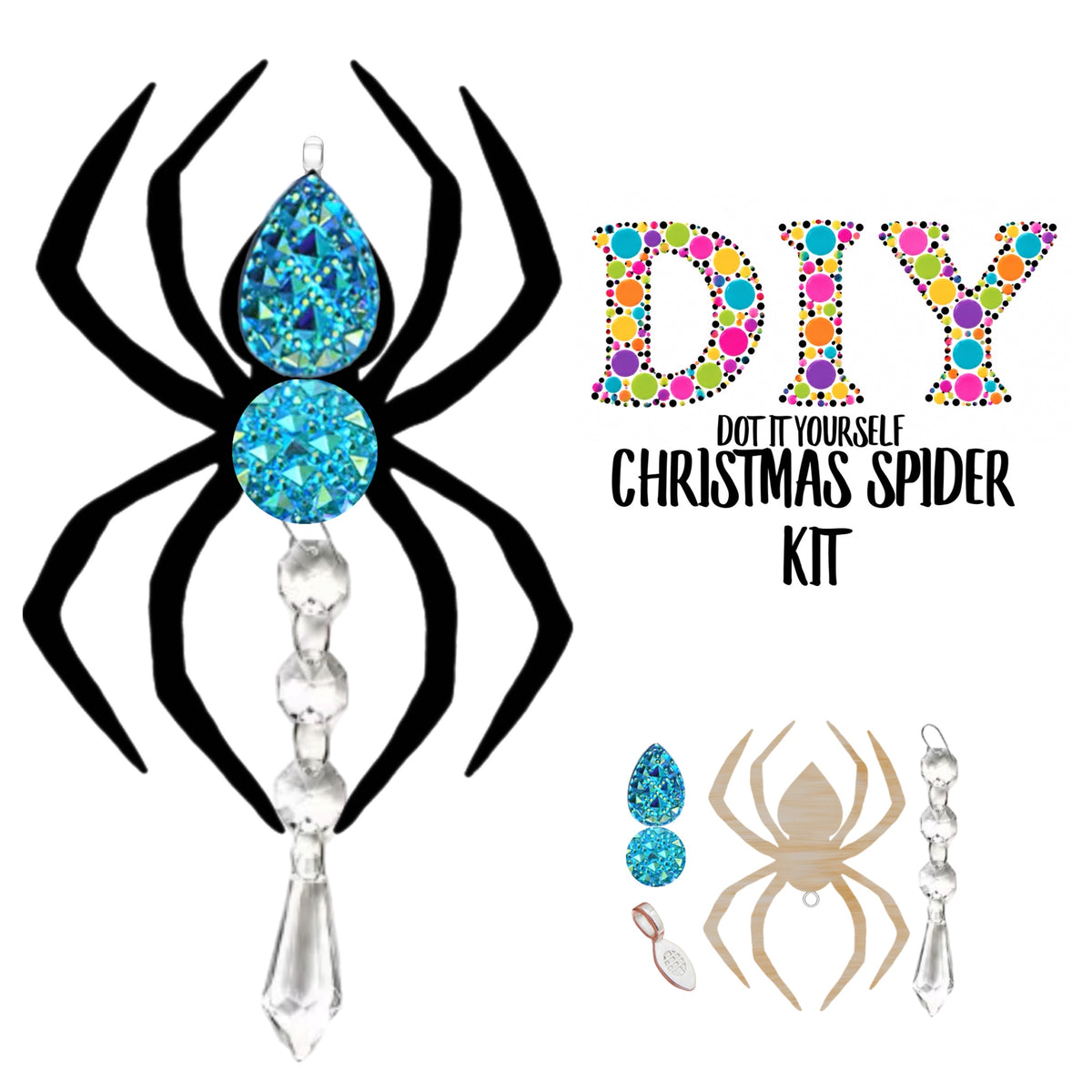 DIY Christmas Spider Kit