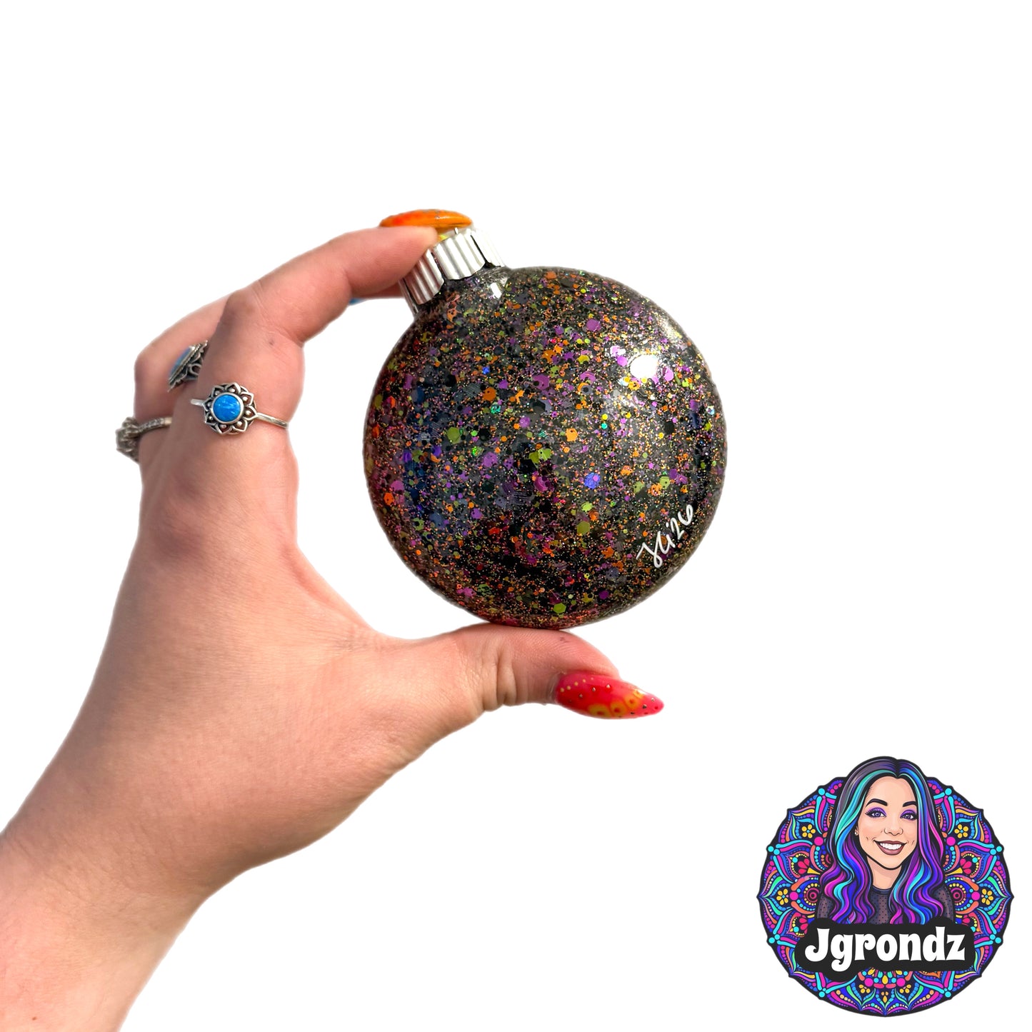 3” Halloween Mandala Ornament