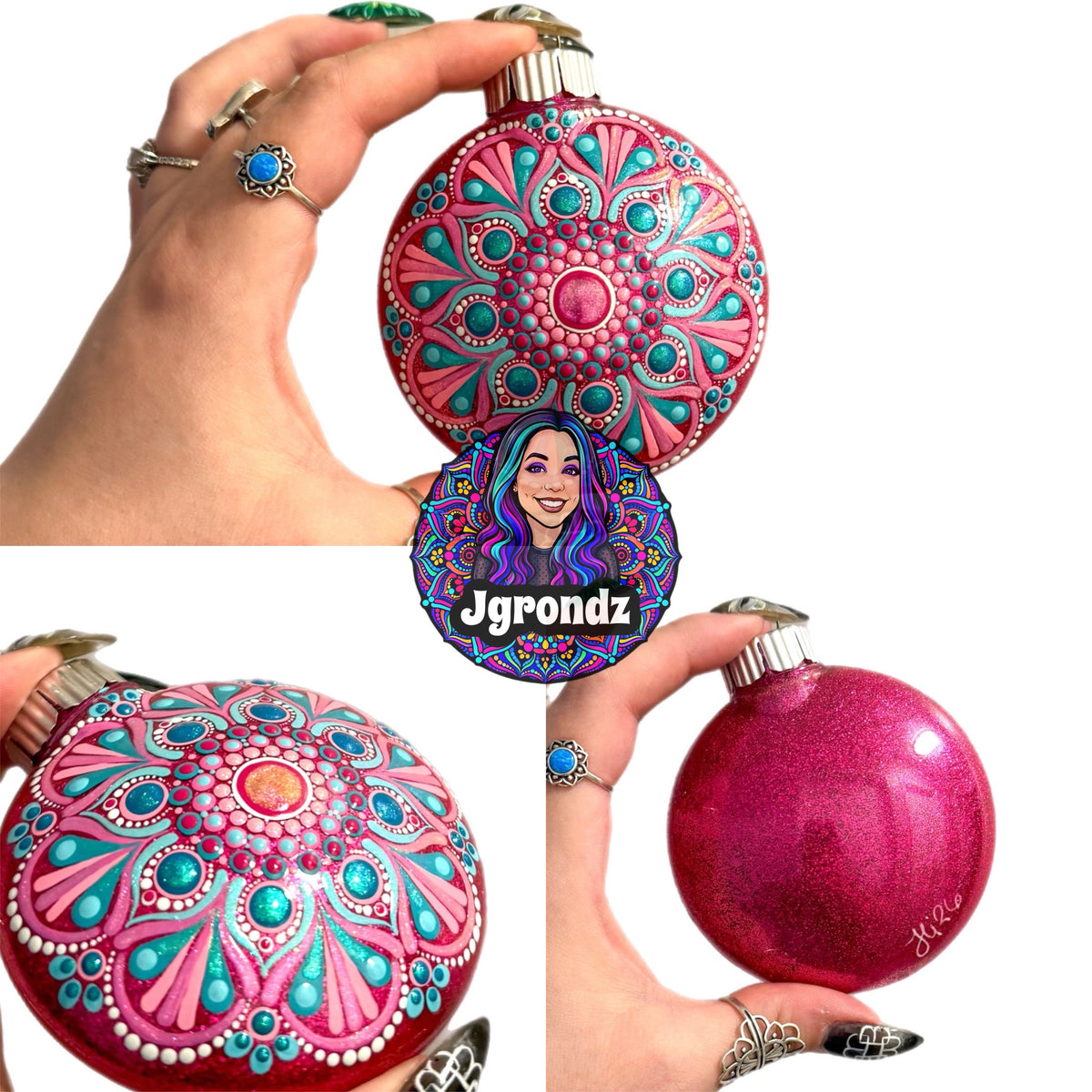3” Mandala Ornament
