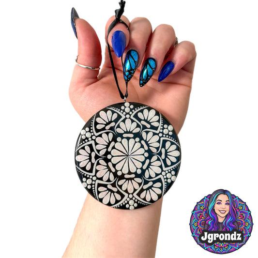 3” Mandala Wood Ornament