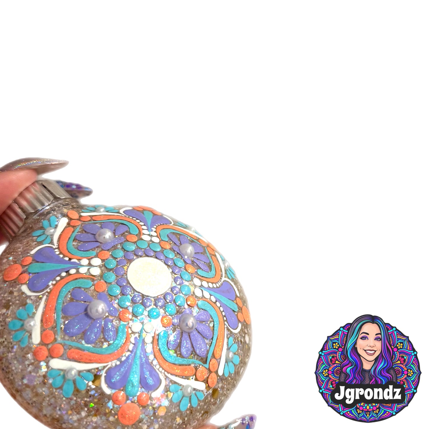 3” Beachy Mandala Ornament