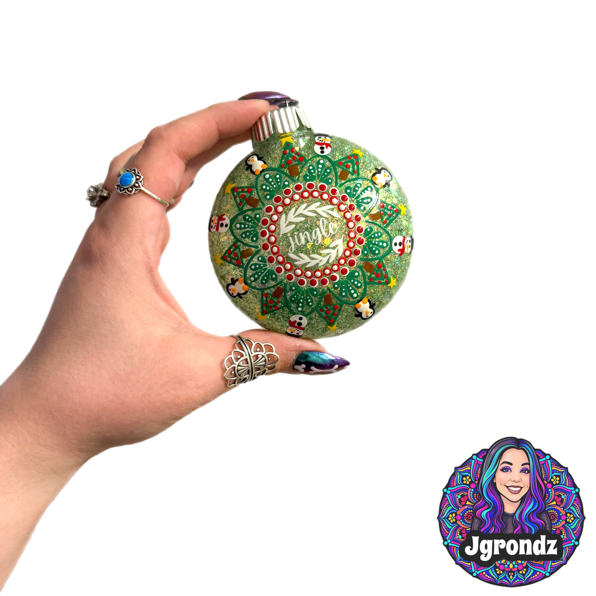 3” Mandala Ornament