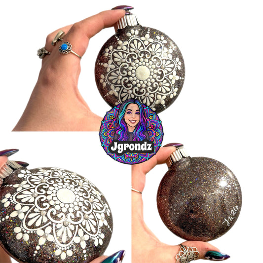 3” Snowflake Mandala Ornament