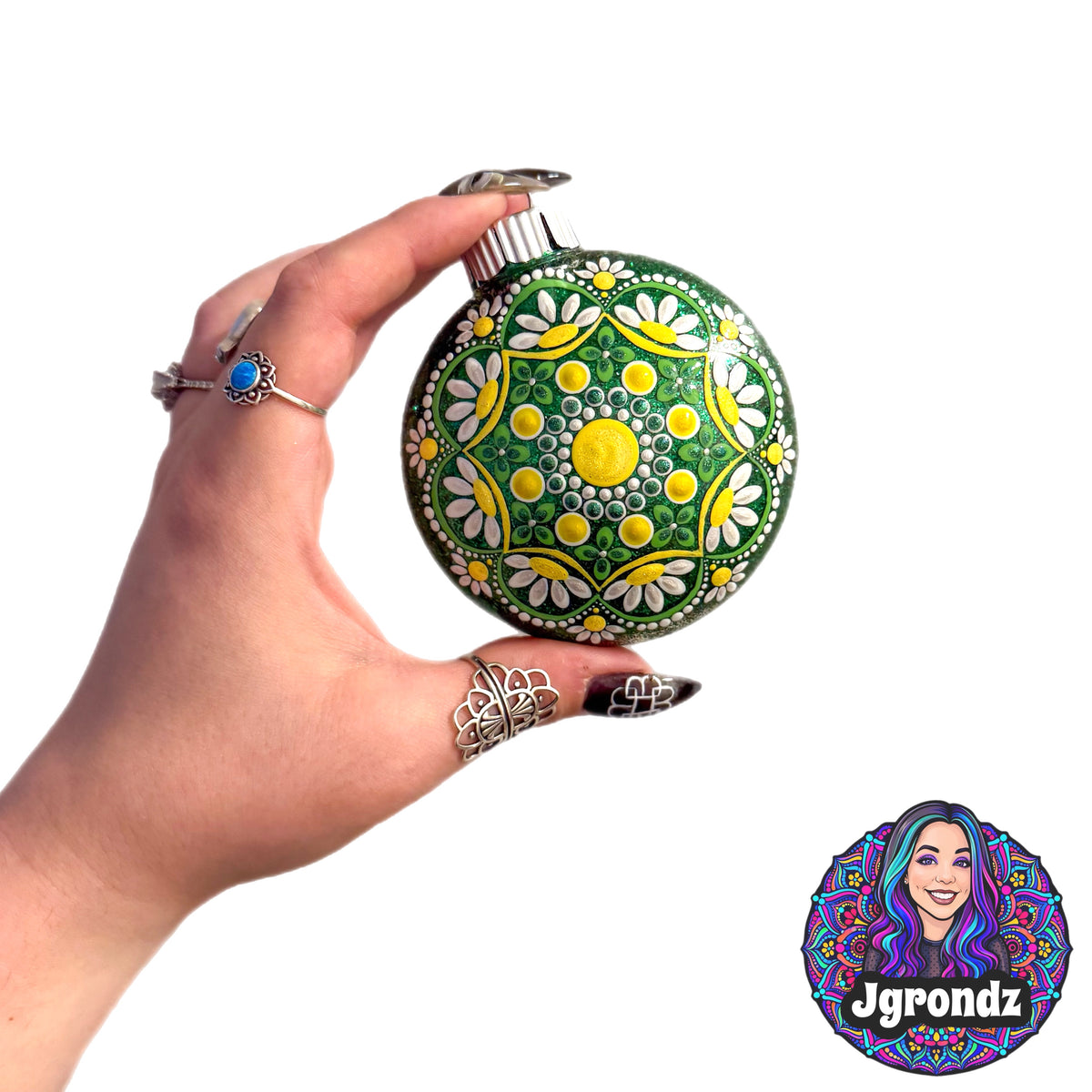 3” Daisy Mandala Ornament