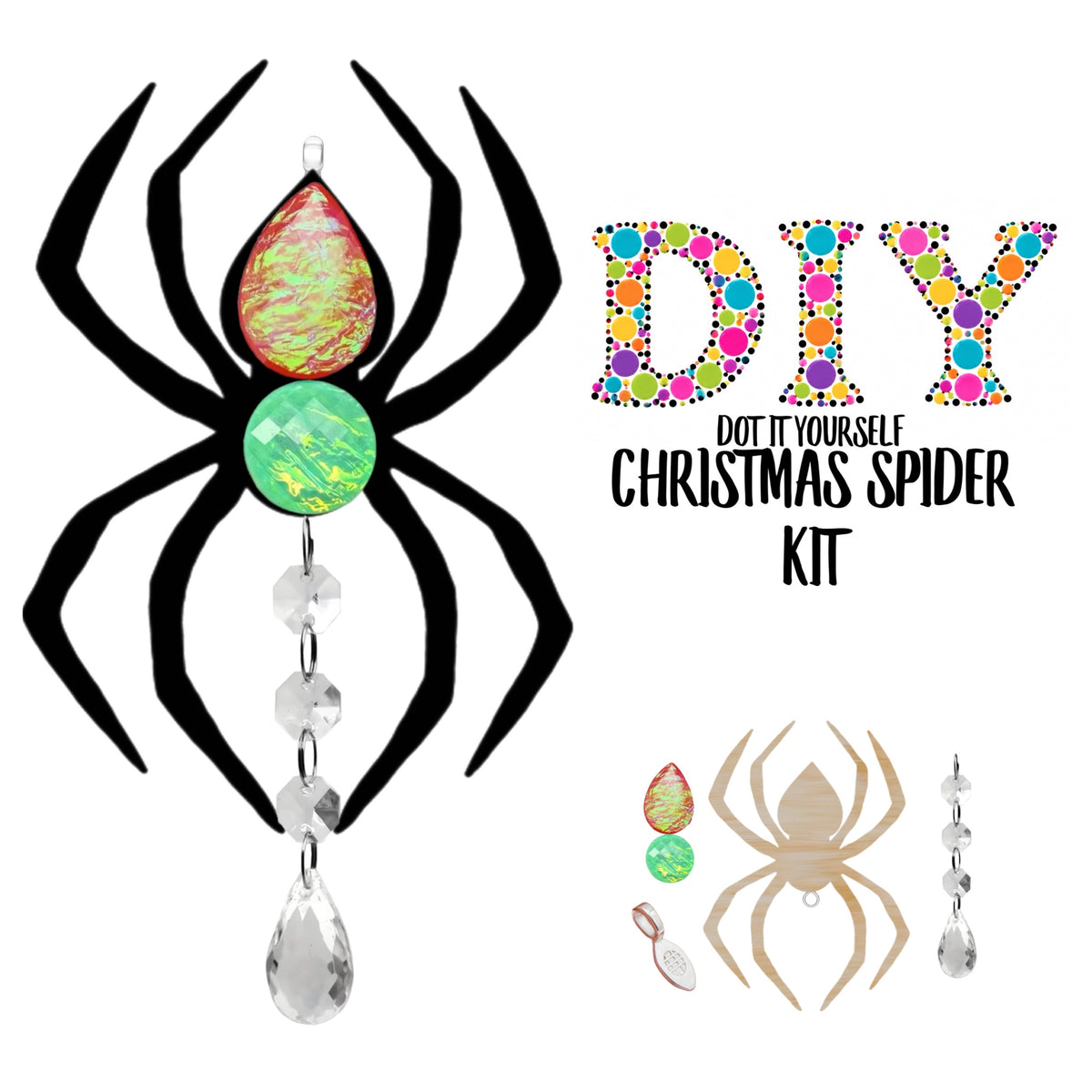 DIY Christmas Spider Kit