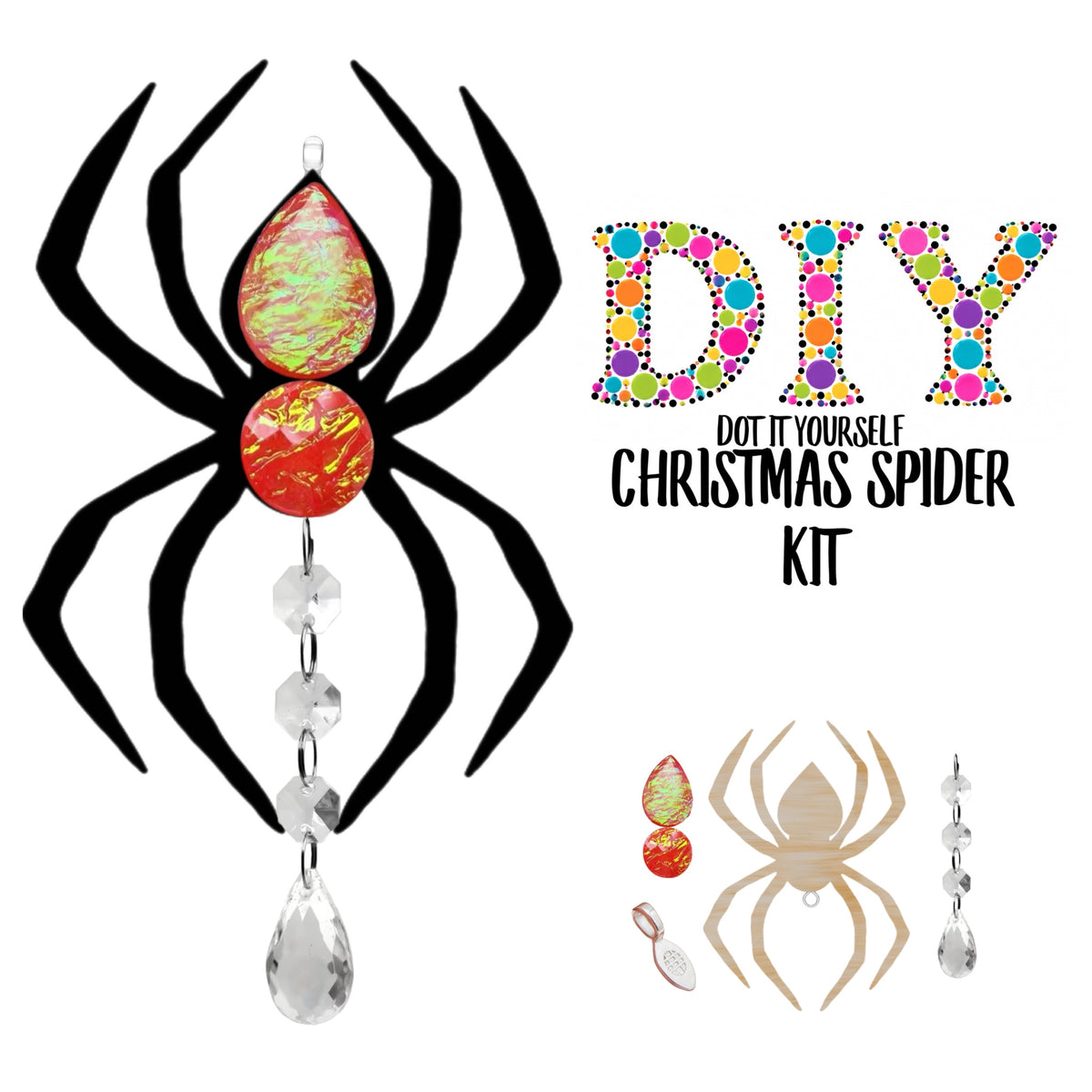 DIY Christmas Spider Kit