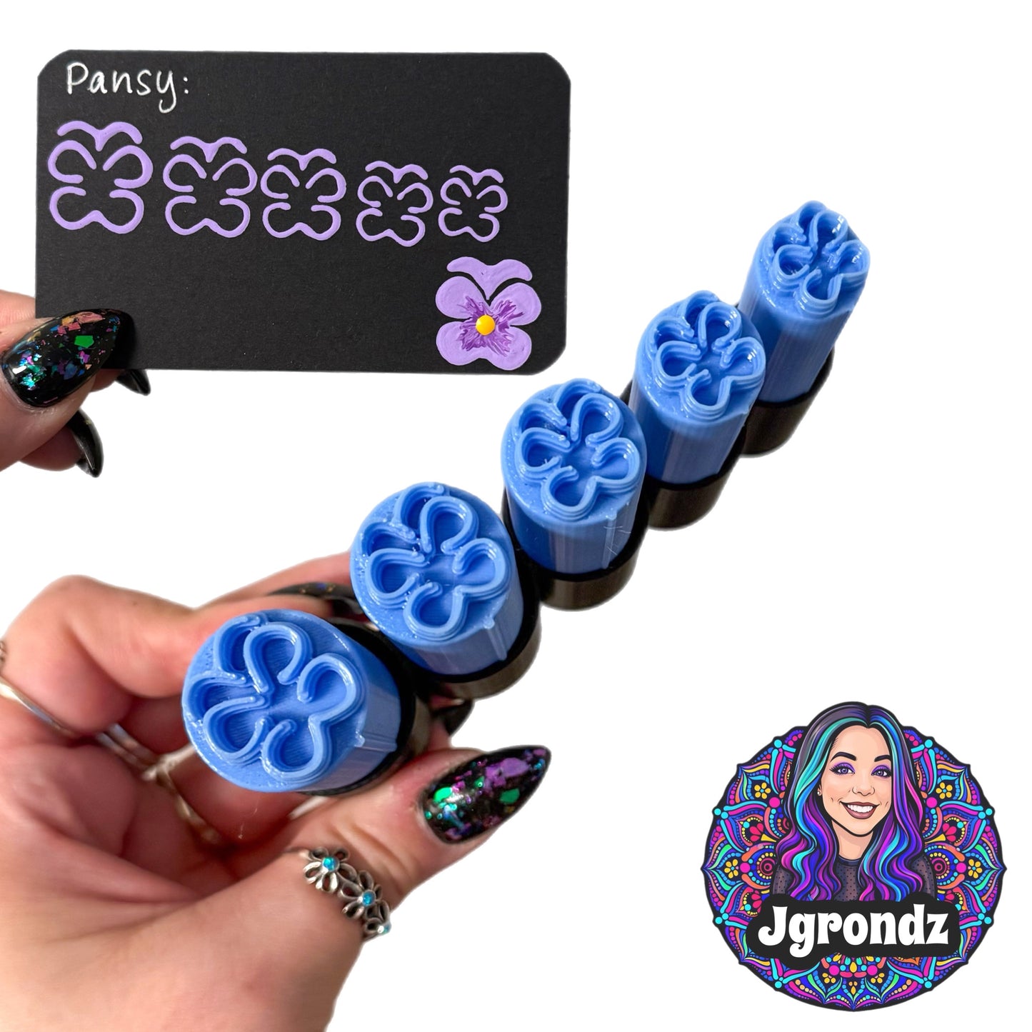 Flex Pansy Flower Tools