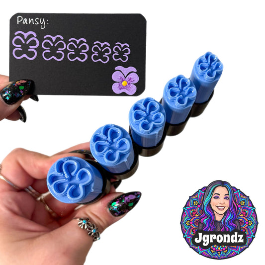 Flex Pansy Flower Tools