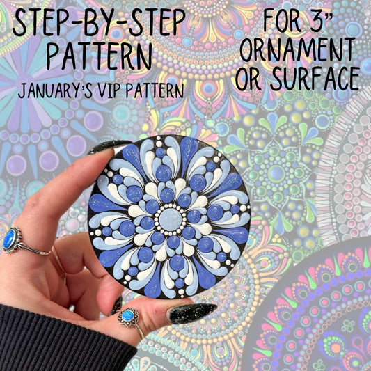 3 inch Mandala Pattern