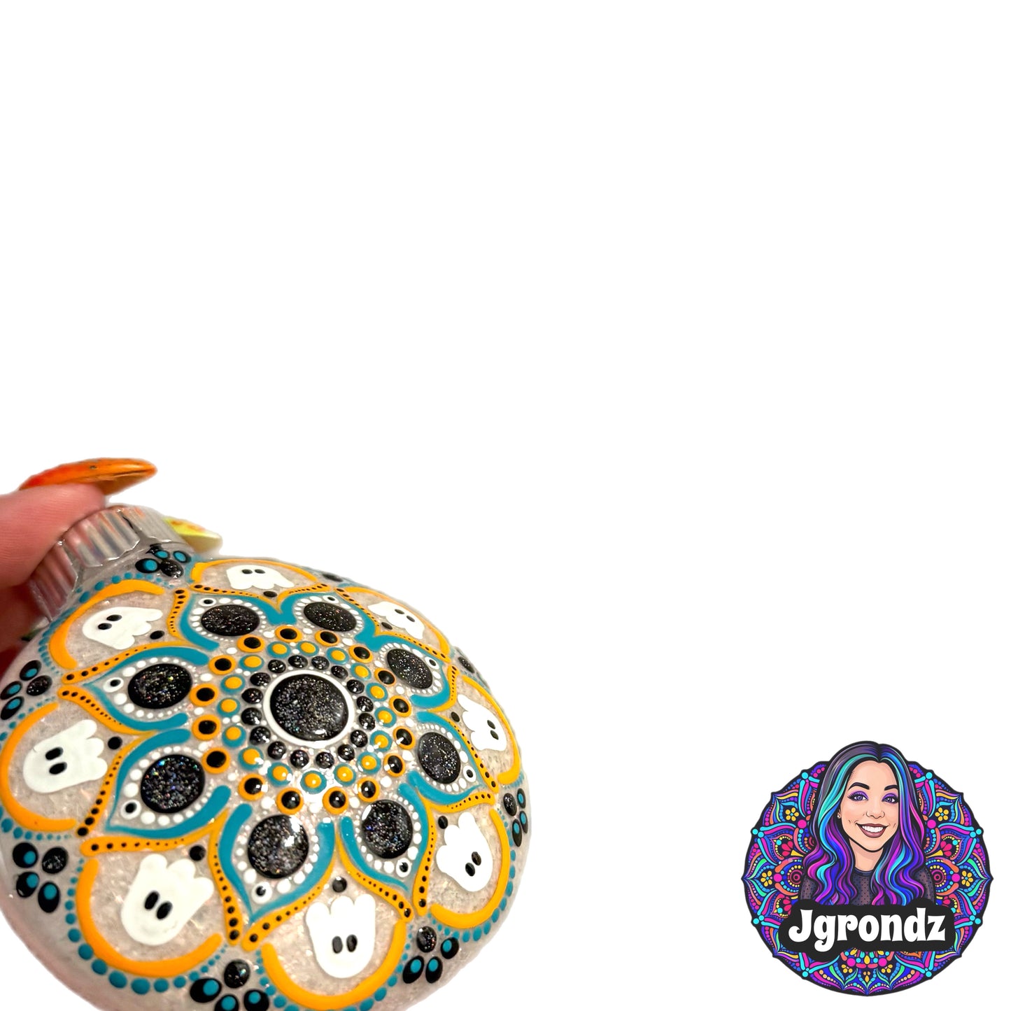 3” Halloween Mandala Ornament